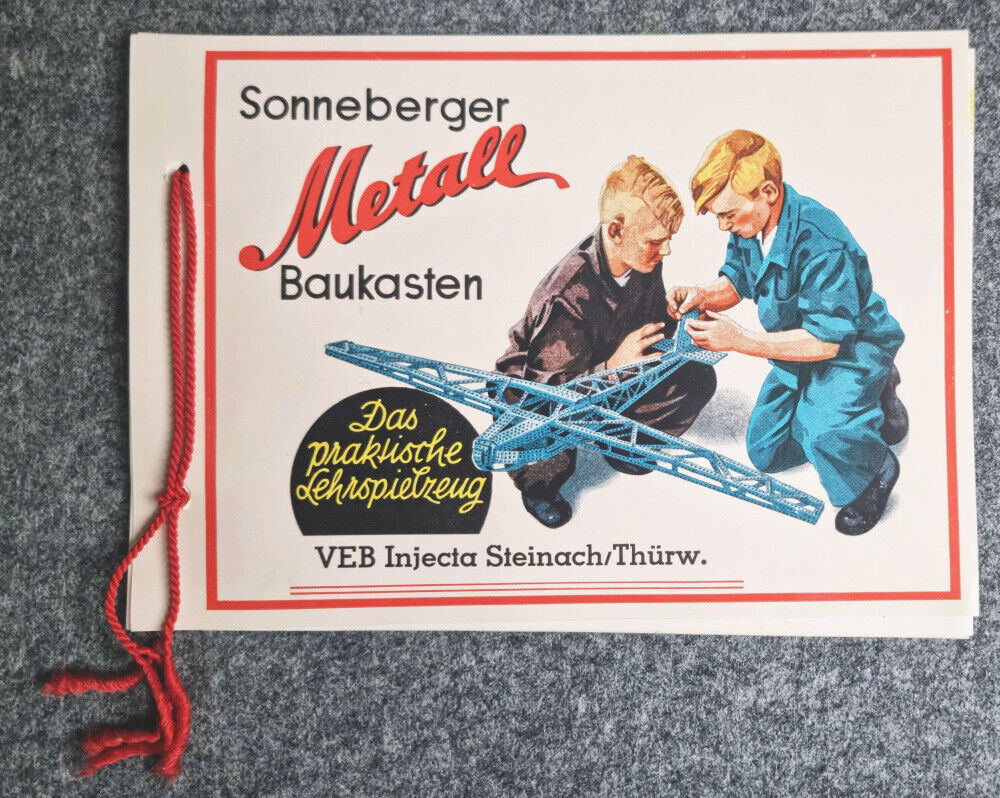 Sonneberger Metal Modular Brochure The Practical Lehrspielzeug 1956