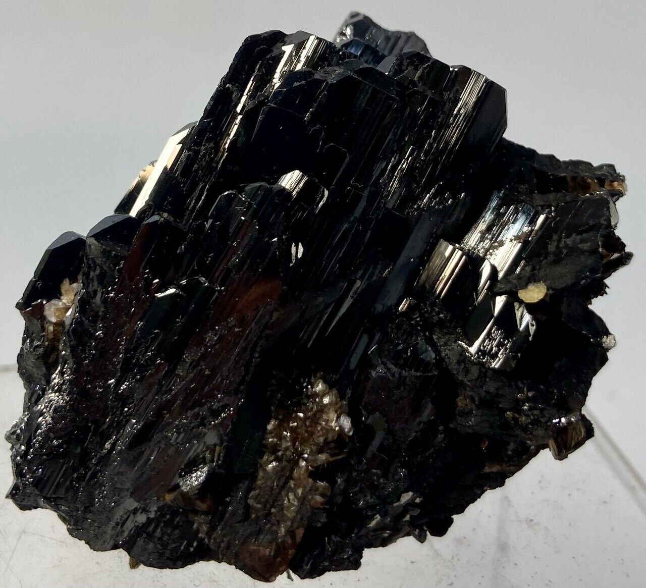 NICE LUSTROUS FERBERITE CRYSTALS: PANASQUEIRA MINES, COVILHÃ, PORTUGAL