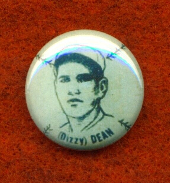 1938 STYLE  DEAN Dizzy Candy Tab RP  *PIN*  Button Advertising Baseball