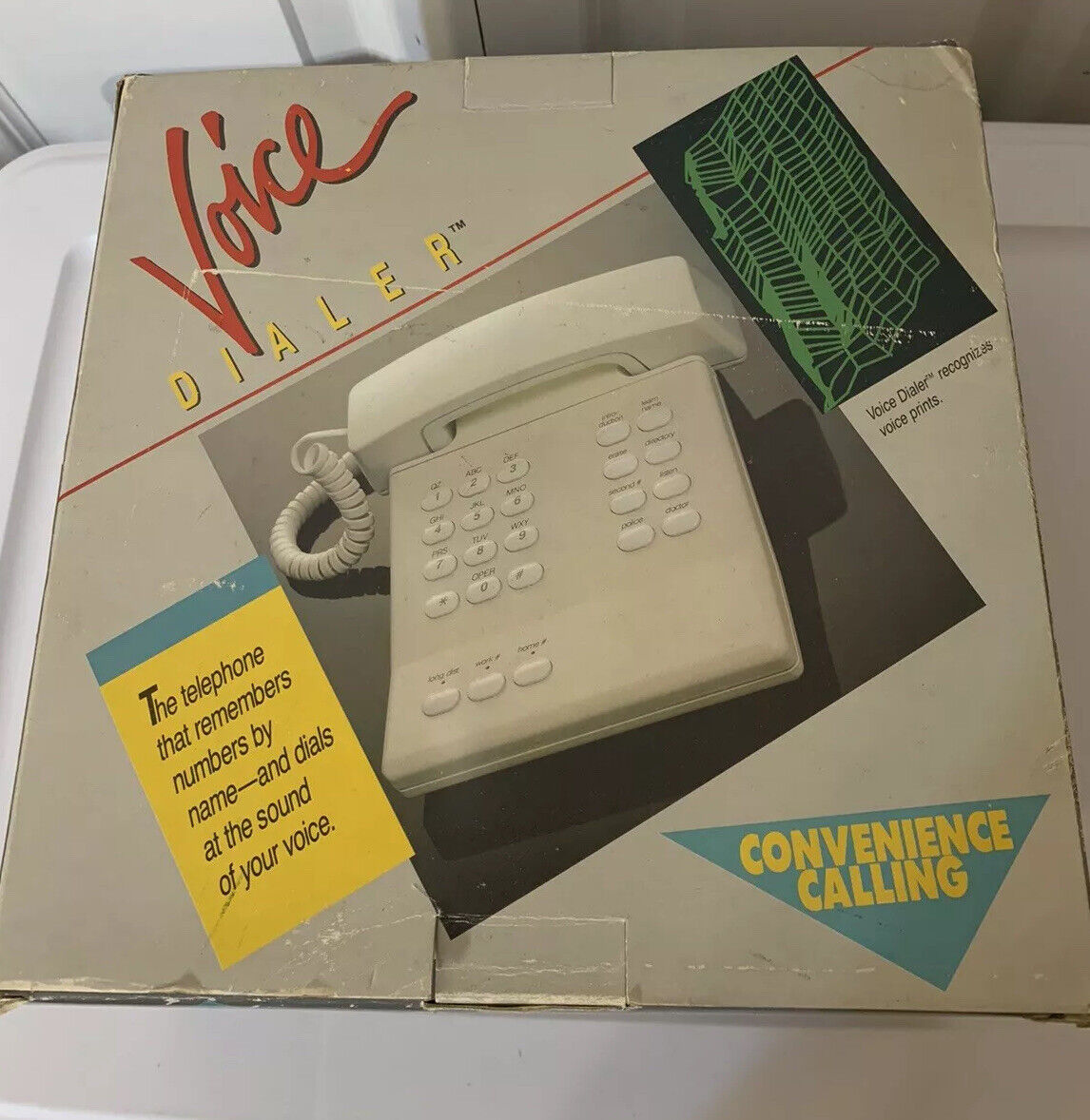 Rare VoicePrint Voice Activated Telephone Model 1000 Innovative Devices Dialer