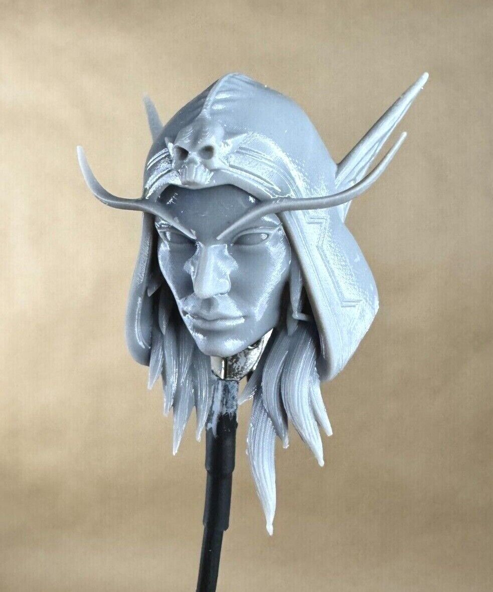 Custom SYLVANAS Head | WoW World of Warcraft | 8k Resin Print 4\