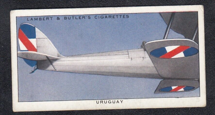 1937 Airplane Card URUGUAY Uruguayan Army and Navy Air Services