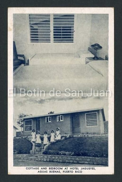 VTG POSTCARD / HOTEL JAGUEYES / AGUAS BUENAS PUERTO RICO 1940\'s #5