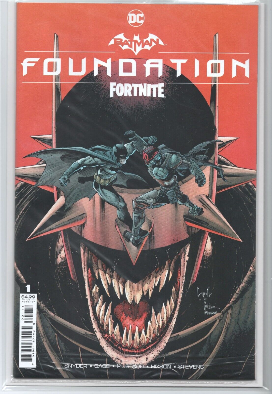 🚨FORTNITE Batman Foundation #1 MAIN Cover A 1st Print w/ DLC CODE 2021