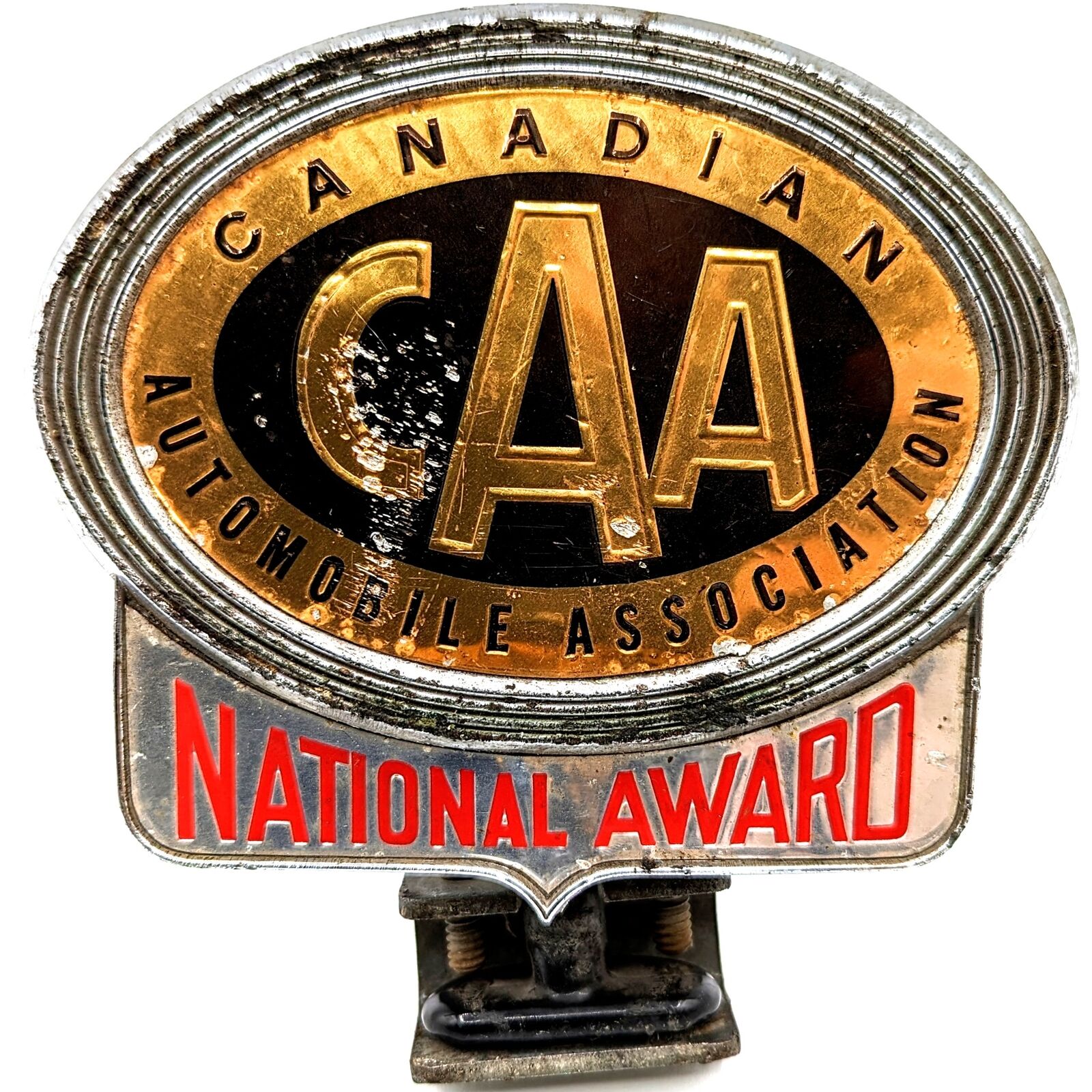 CAA National Award License Plate Topper