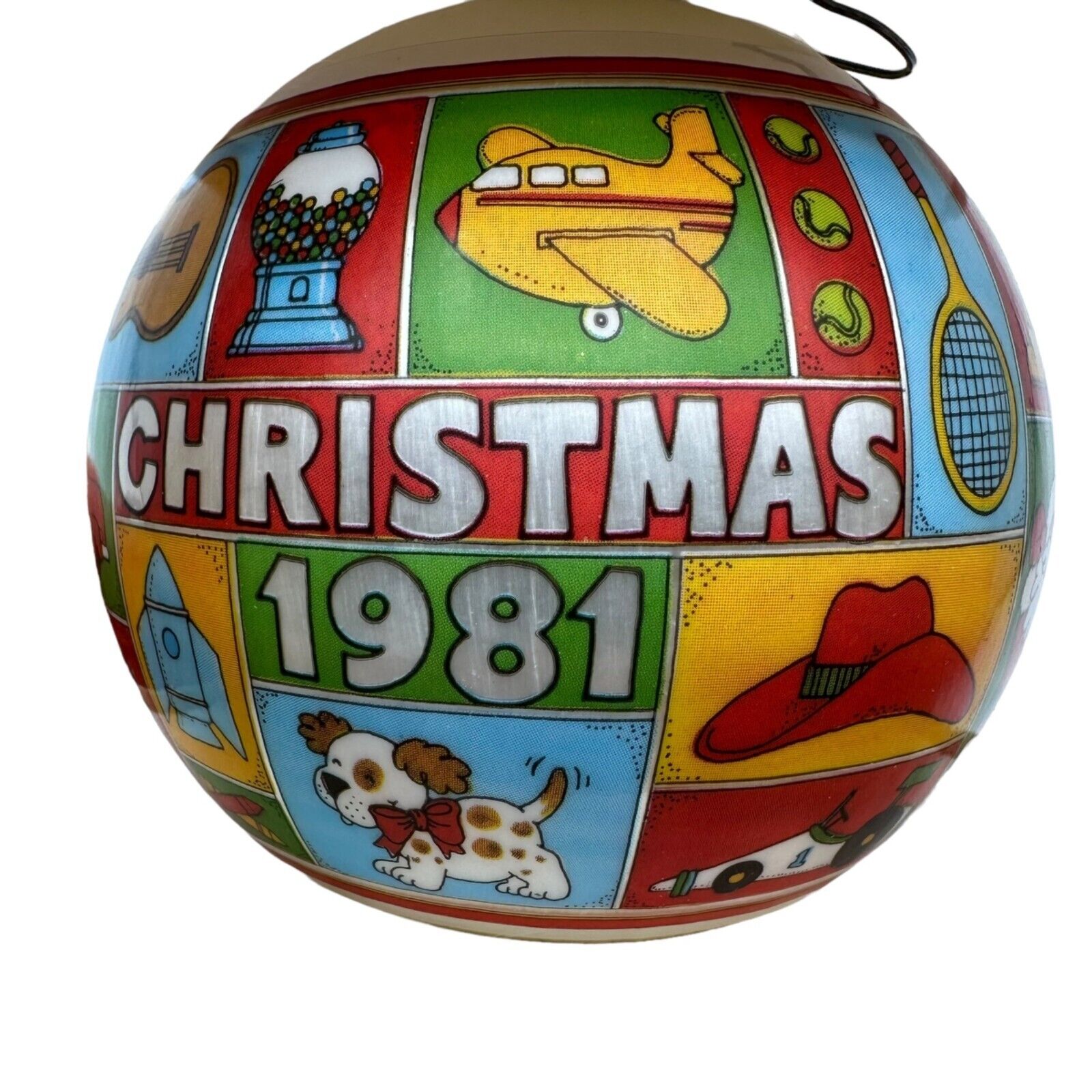 Vintage Hallmark Keepsake Satin Ornament Christmas 1981 Son Unbreakable
