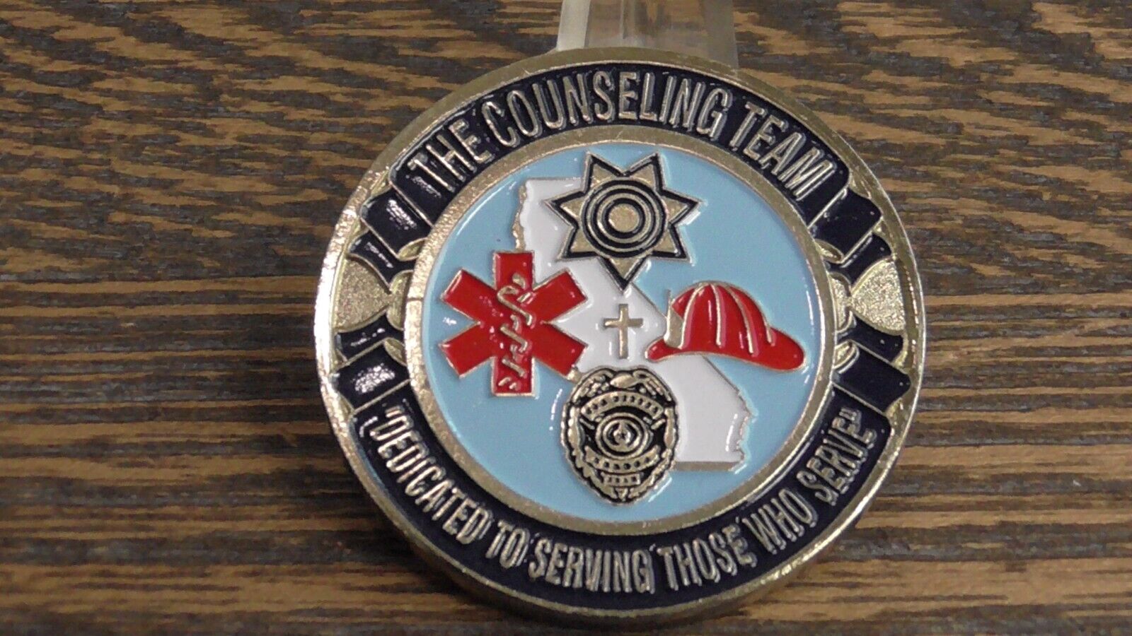 Emergency Services The Counselling Team Challenge Coin #110W