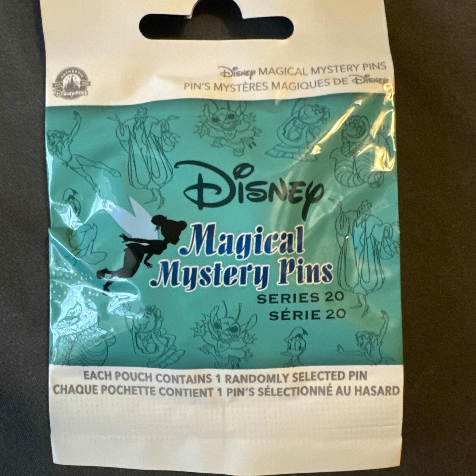 Magical Mystery Pins Series 20 Lunch Boxes Blind Pack SEALED 1 Pin Disney