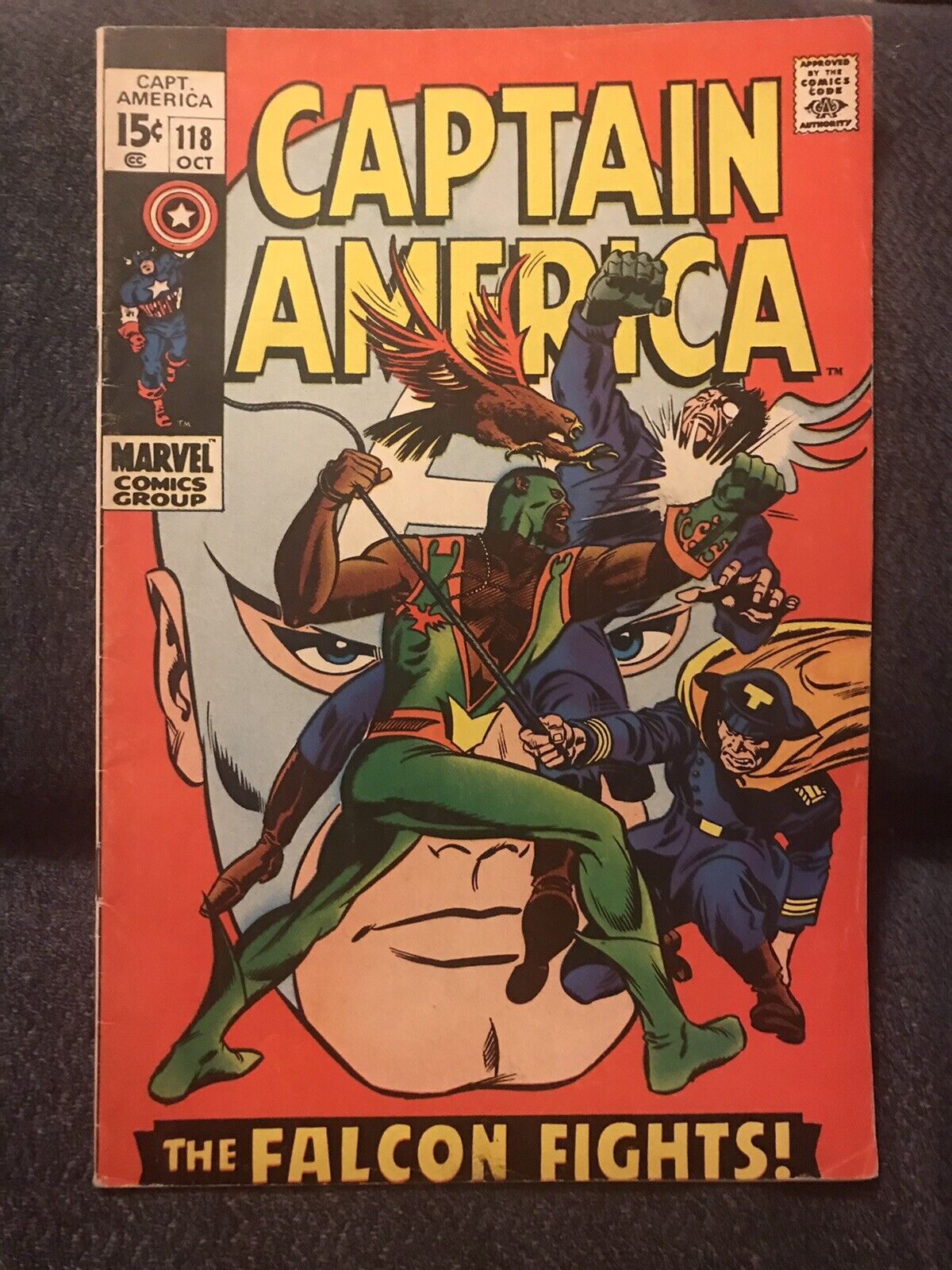 Captain America 118, 119, 122 and Tales Of Suspense 84 Marvel Comics Lot