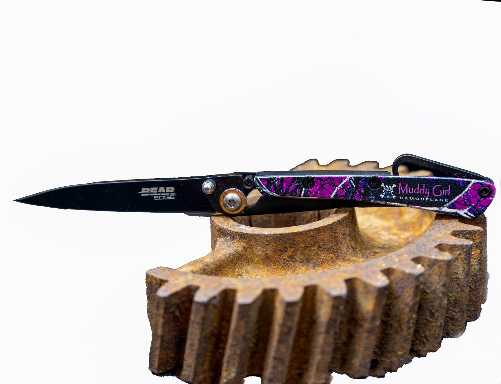Bear Edge Muddy Girl Pocket Knife 529 Jacksonville AL 440 stainless 2.5 blade ne