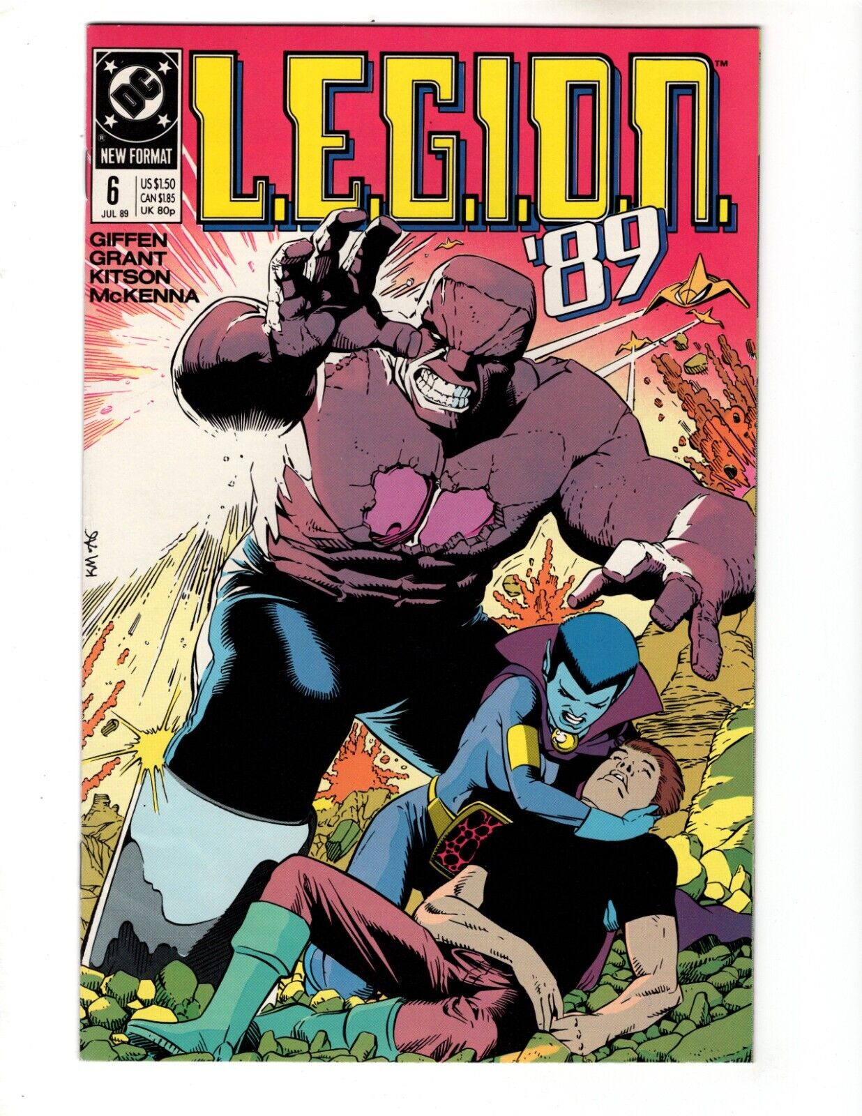 LEGION \'89 #6 (VF-NM) [1989 DC COMICS]
