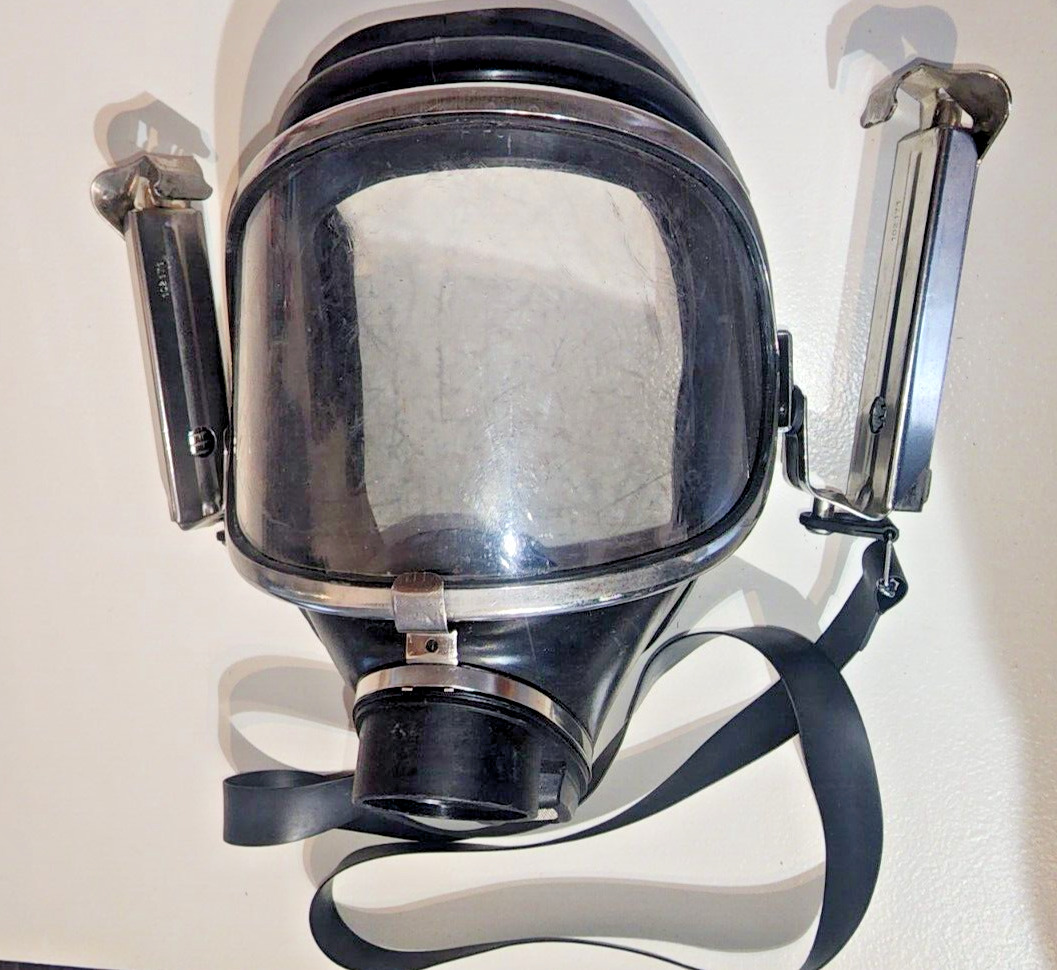 Italian/German Police Military Drager Gas Mask Panorama Nova S Helmet 40mm NATO