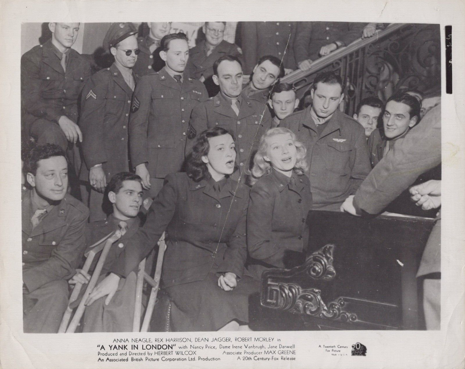Anna Neagle in A Yank in London (1945) ❤ Original Vintage Hollywood Photo K 355