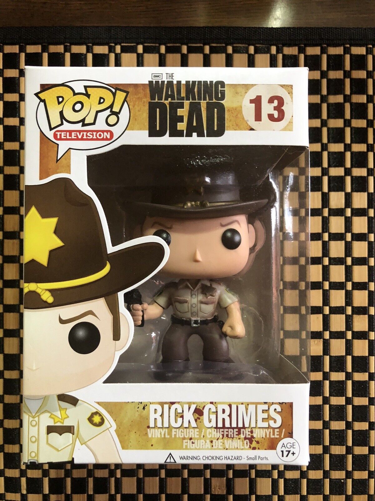 Rick Grimes #13 Funko Pop Vinyl: The Walking Dead NIB SEE PICS