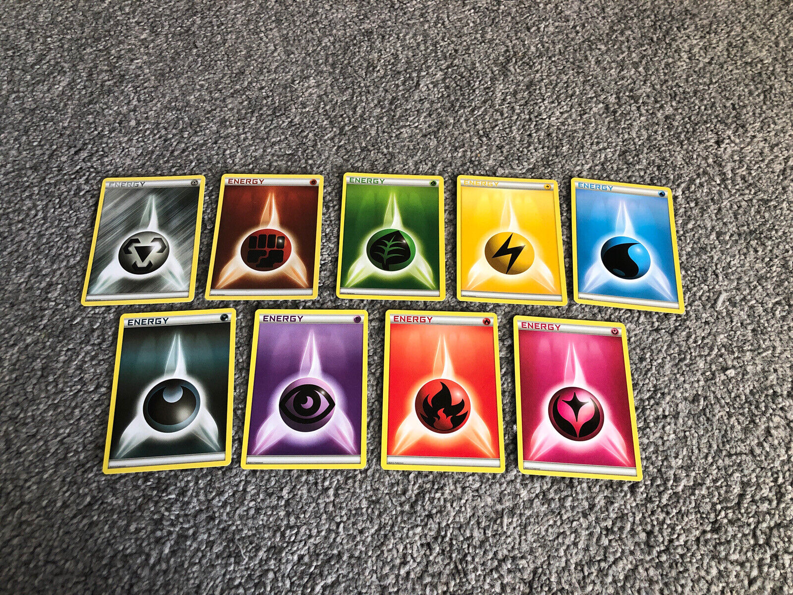Pokemon 9x Energy Cards Bundle - 1x Each Basic Energy