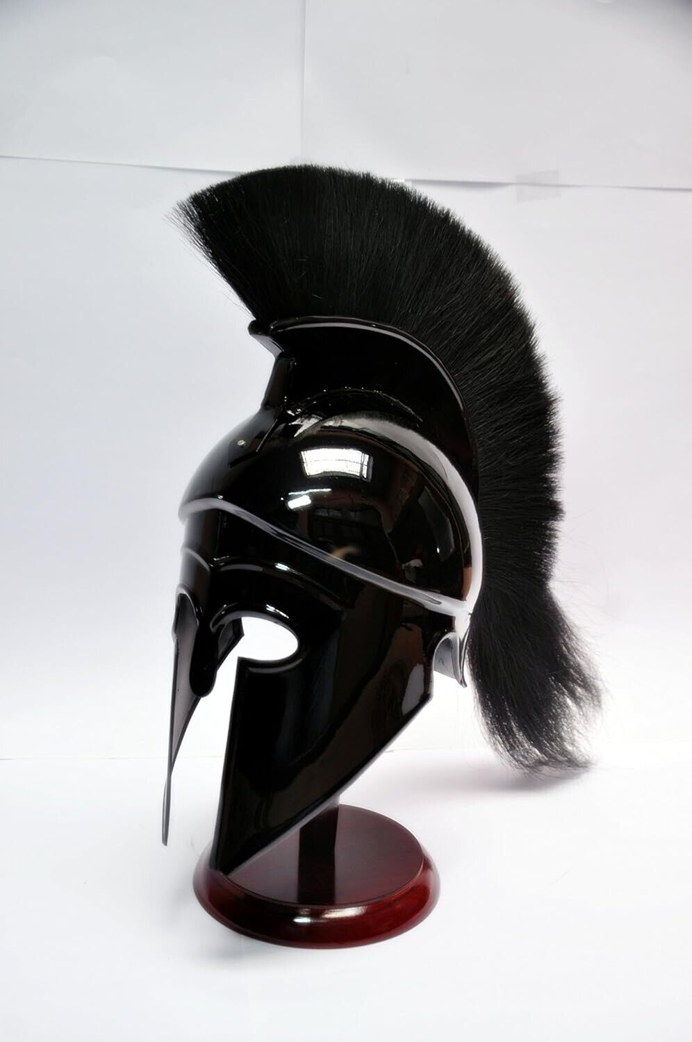 Vintage Armour Store Medieval Roman Spartan Greek Corinthian Helmet LARP SCA Gif