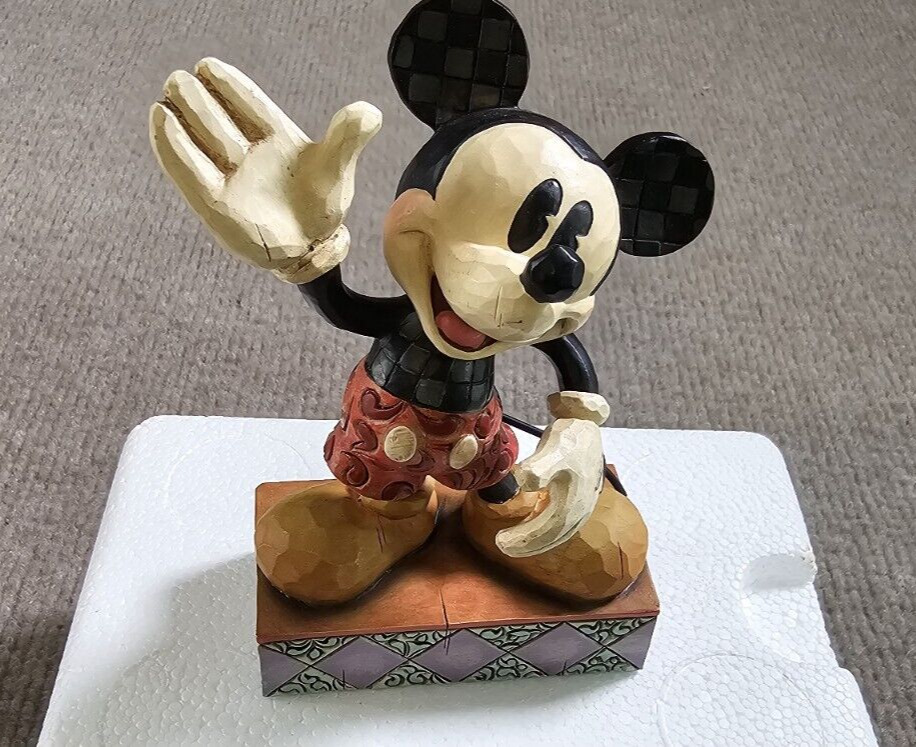 Your Pal Mickey Jim Shore Disney Traditions Showcase Figurine MIB Avon by Enesco