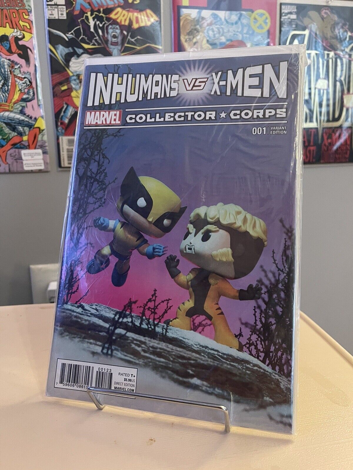 Inhumans vs X-Men #1 Collector Corps Variant (Funko Pop Cover)