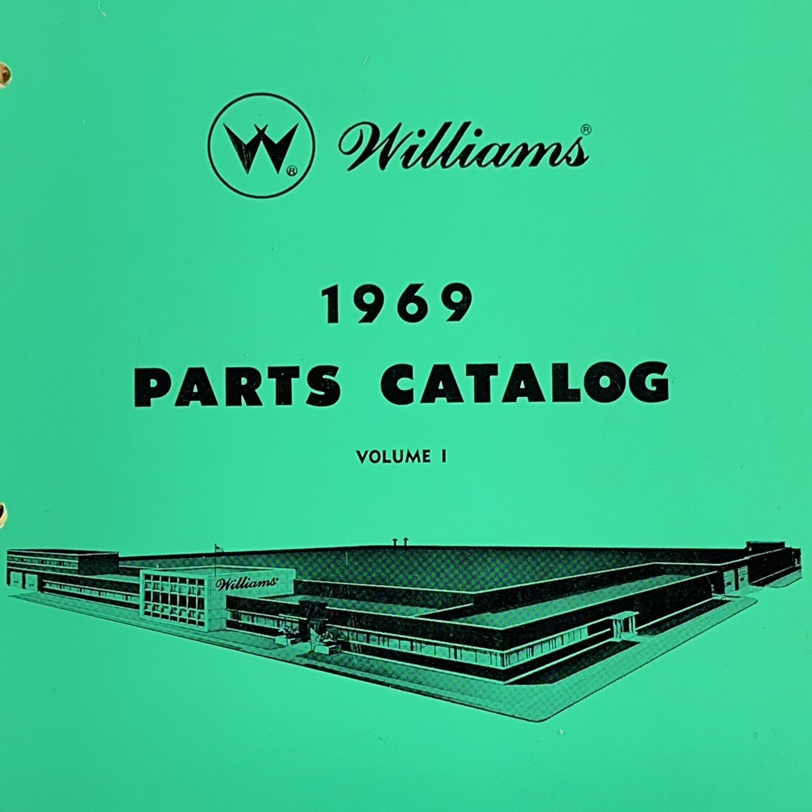 1969 Williams Parts Catalog Pinball Arcade Shuffle Manual ORIGINAL