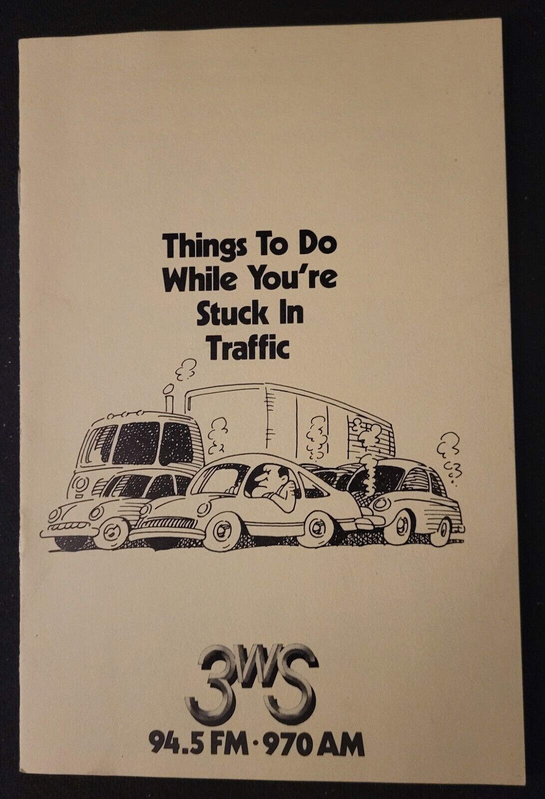 1970s Pittsburgh, PA 3WS Radio Station Activity Booklet. Rare