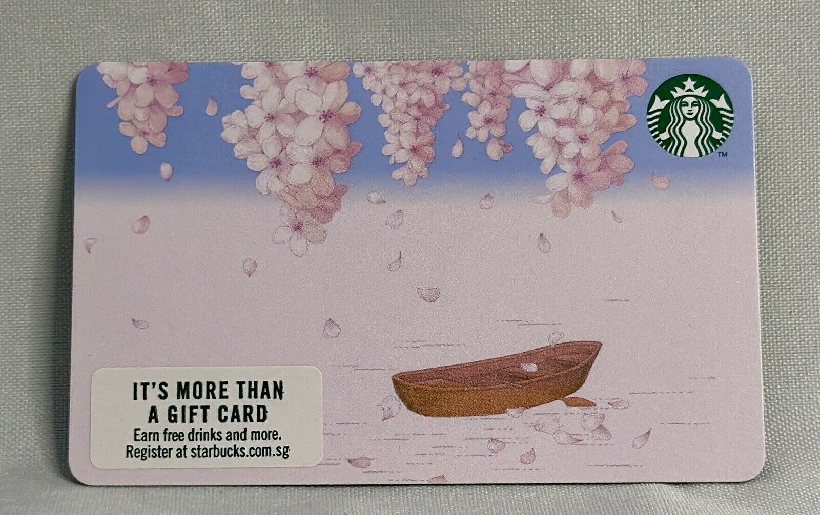 Starbucks Singapore 2024 Cherry Blossom Gift Card Unregistered No Balance