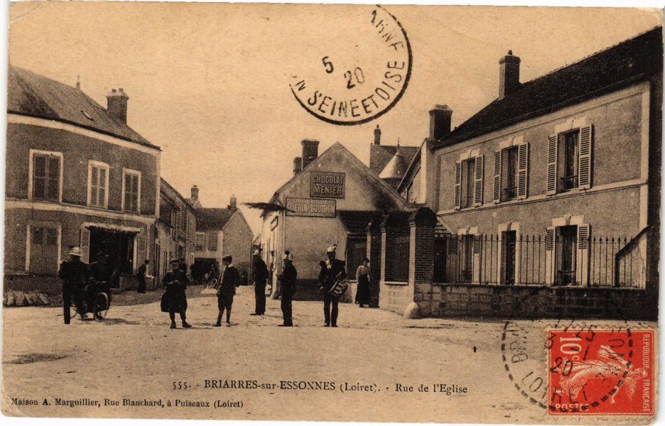 CPA AK BRIARRES-sur-ESSONNES - Rue de l Église (212956)