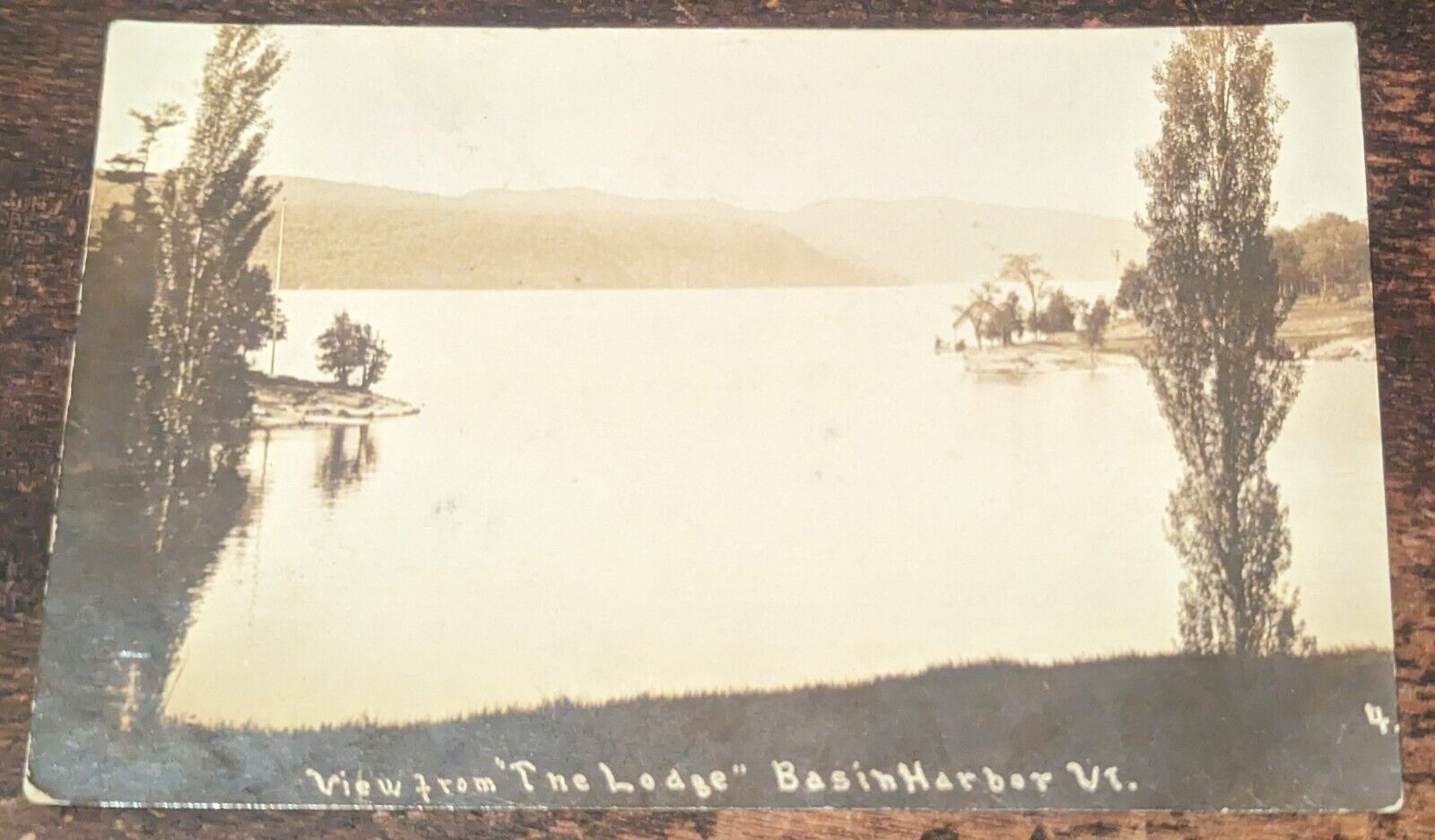 RPPC Photo View from \