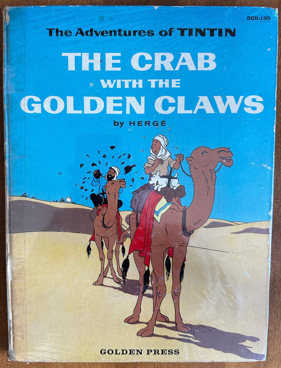 The Adventures of Tintin  The Crab with the Golden Claws Golden Press RARE