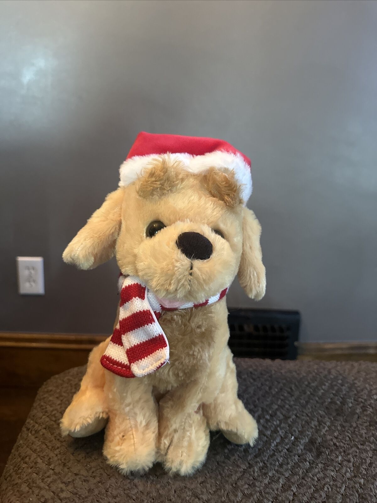 Gemmy Christmas Animated Singing 12” Dog Most Wonderful Time Of The Year