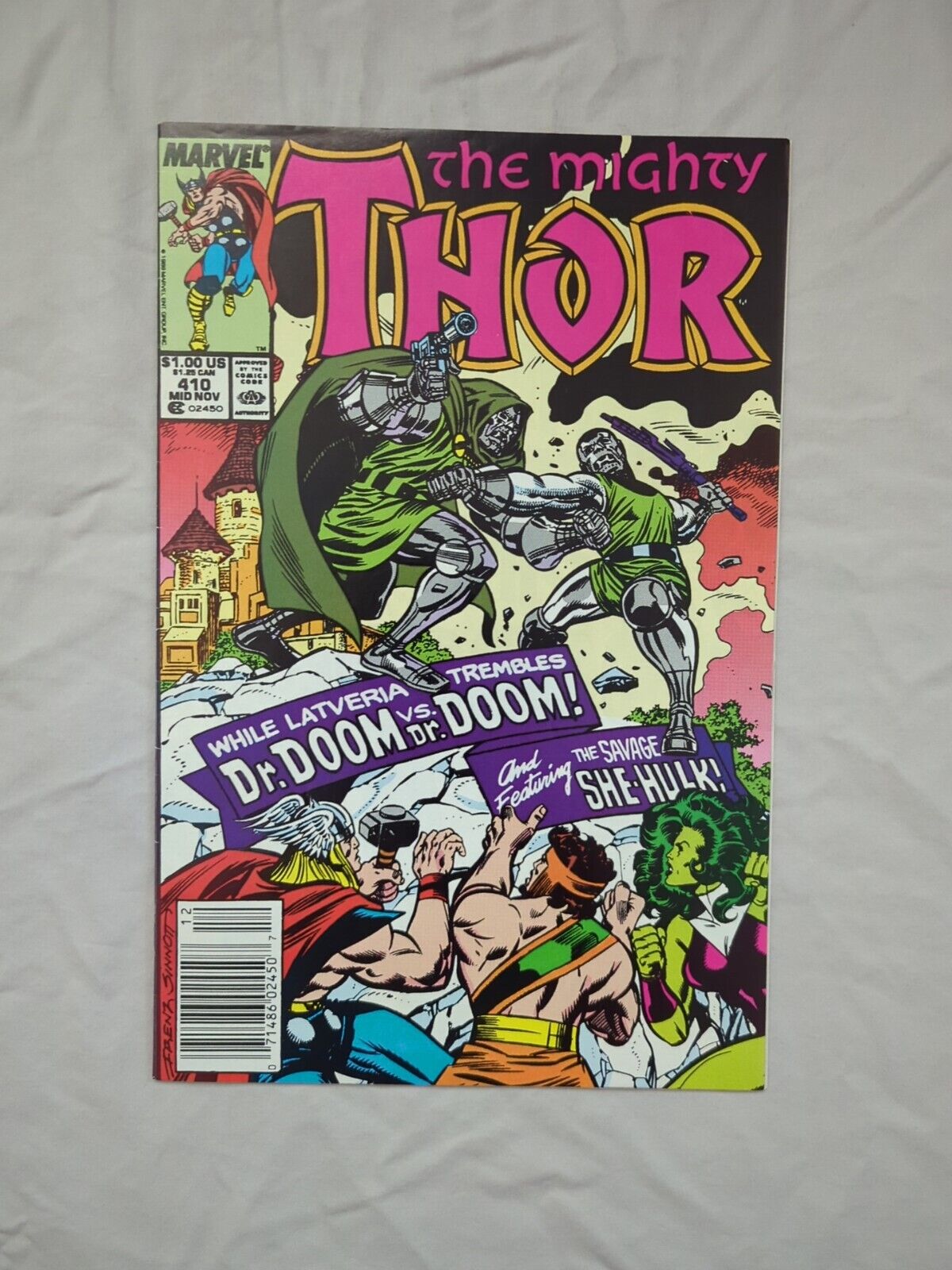 Marvel Comics Mighty Thor #410, 413, 414, 415, 416, 417, 418, 419