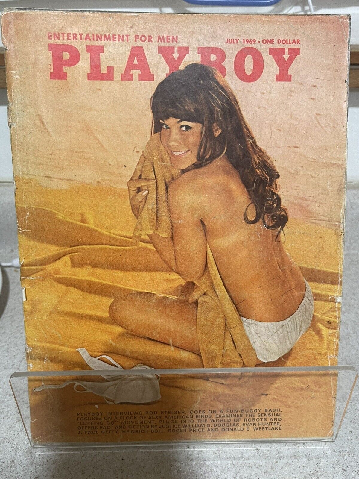Vintage PLAYBOY Magazine July 1969 CENTERFOLD INTACT