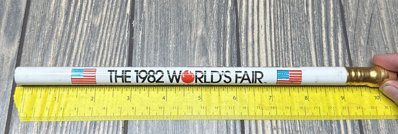 Vintage 1982 World\'s Fair Knoxville Tennessee Korea Unsharpened Pencil 
