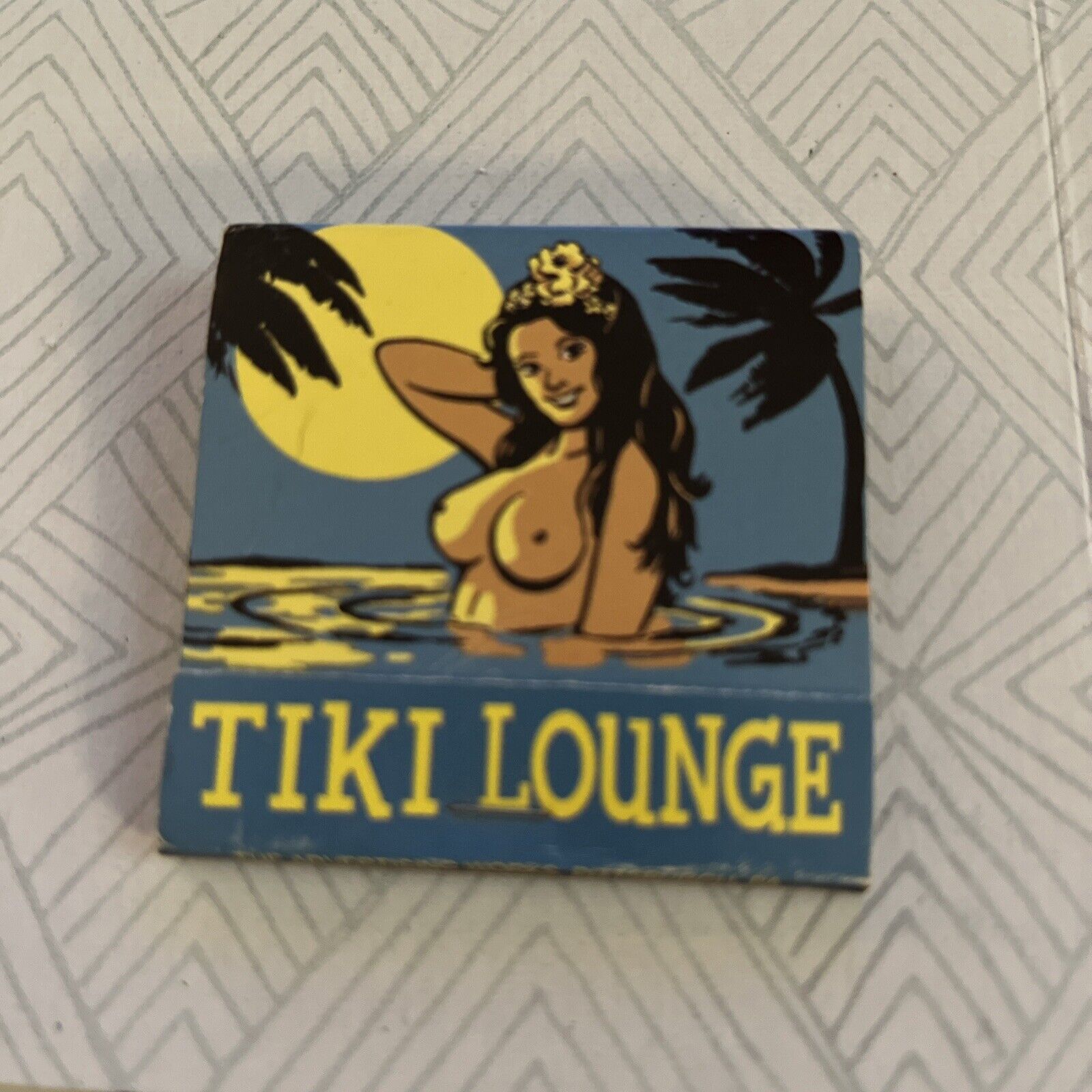 TIKI LOUNGE Bar Cafe Matchbook Pittsburgh PA Advertising~Full