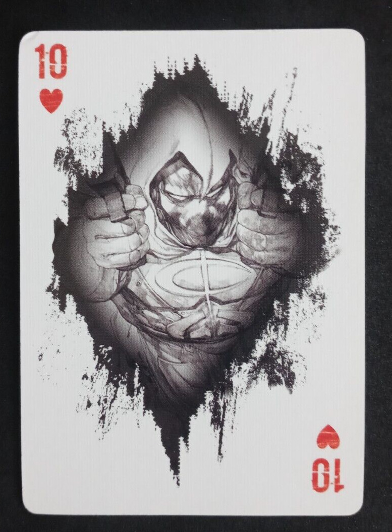 Aquarius Marvel Extreme Playing Card Moon Knight 10 Hearts