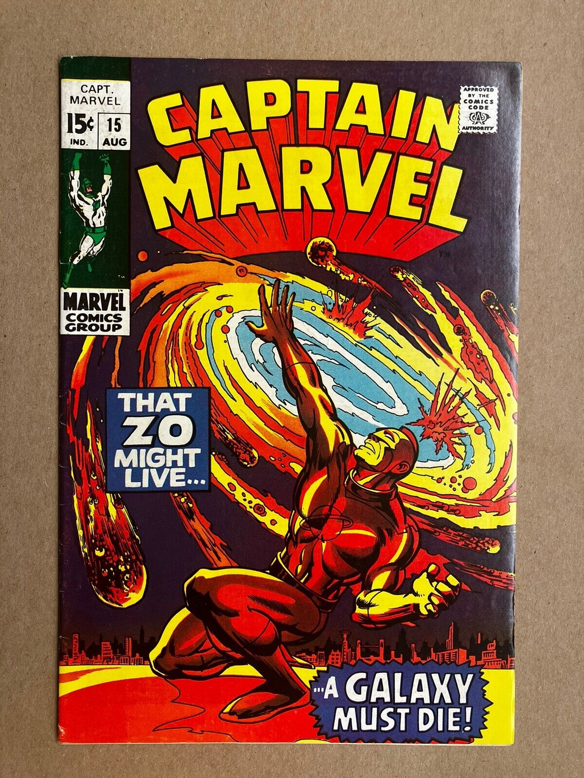 Captain Marvel #15 (1968) ~  High Grade Estimate  ~