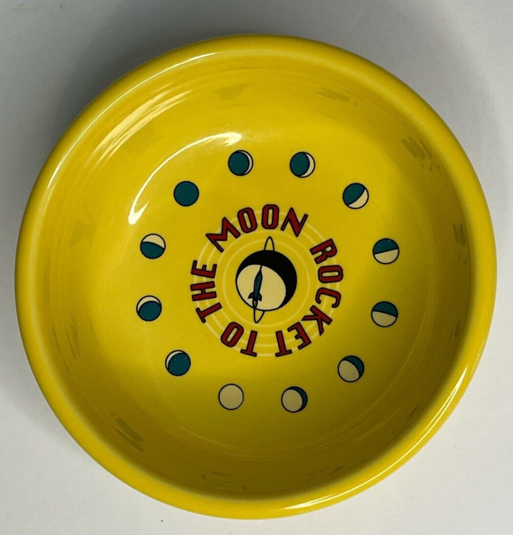 Extremely RARE Fiesta American Museum of Natural History Rocket To The Moon Bowl