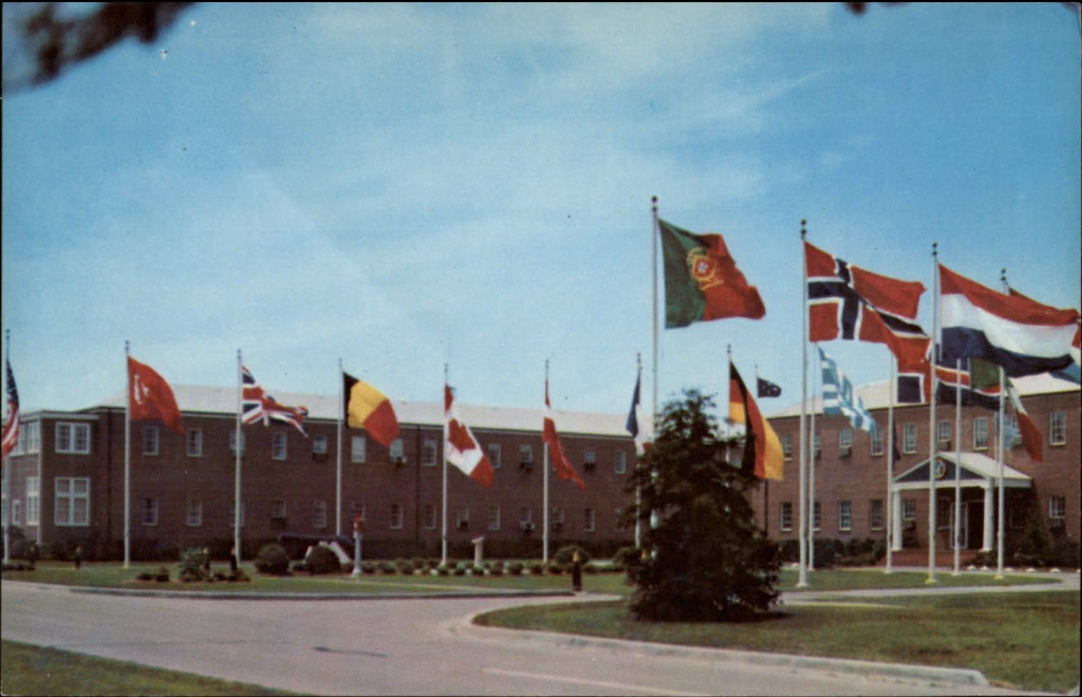 NATO Headquarters Supreme Allied Commander Atlantic Norfolk Virginia flags