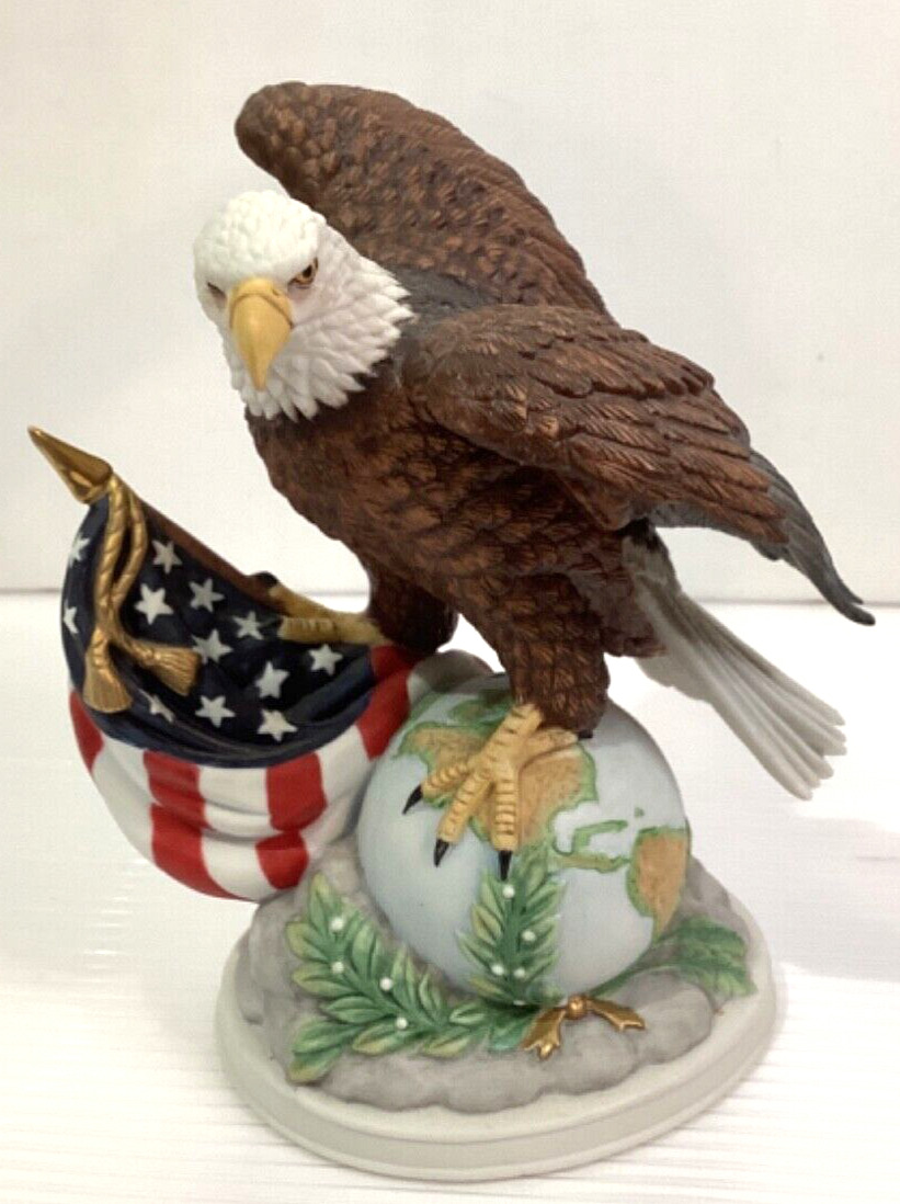 Lenox 1995 Spirit of Peace American Bald Eagle Sculpture Limited Ed.