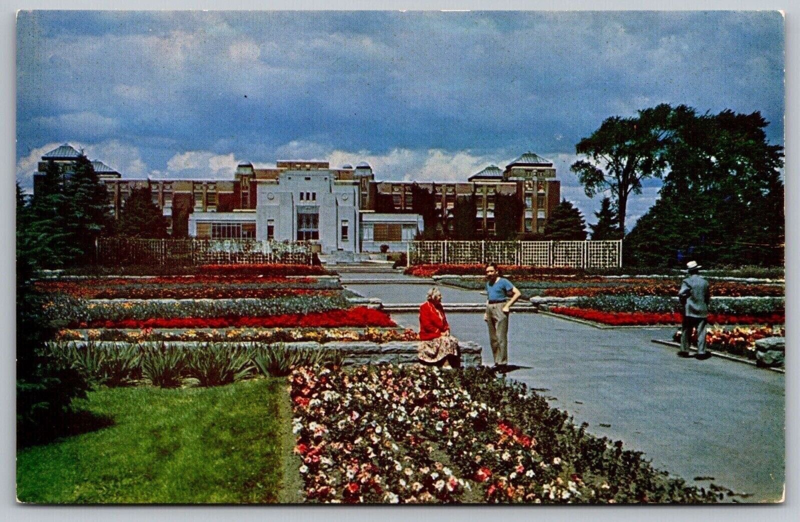 Botanical Gardens Montreal Canada Ca Vintage Unposted Postcard