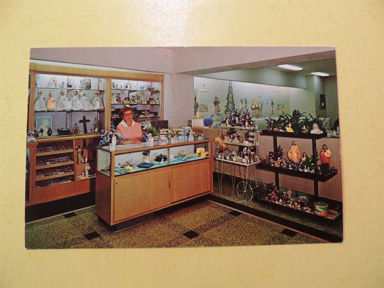 St. Alexis Hospital Cleveland Ohio vintage postcard Women\'s Guild Gift Shop