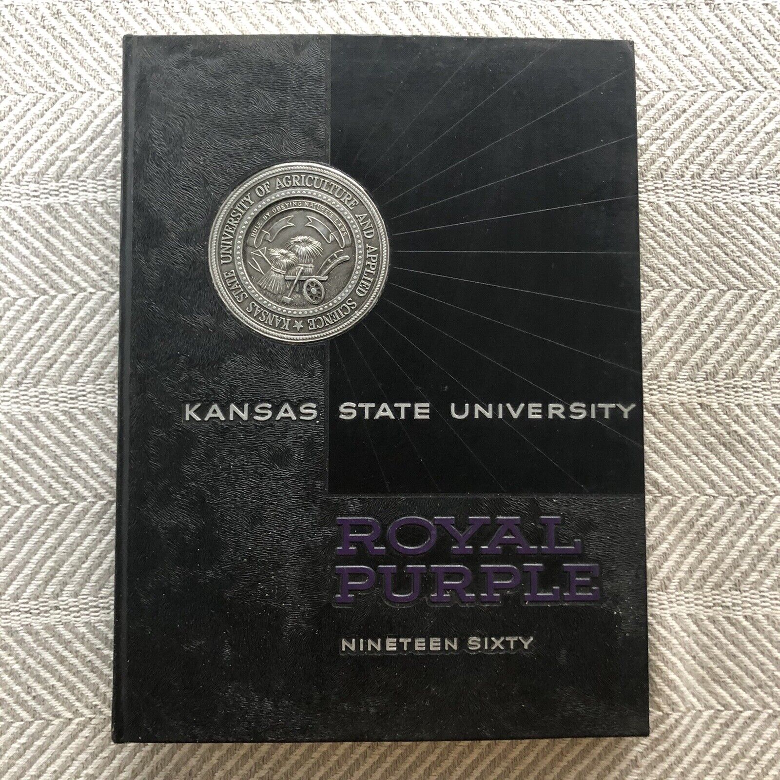 Kansas State University Yearbook 1960 Royal Purple Original Hardback Vintage