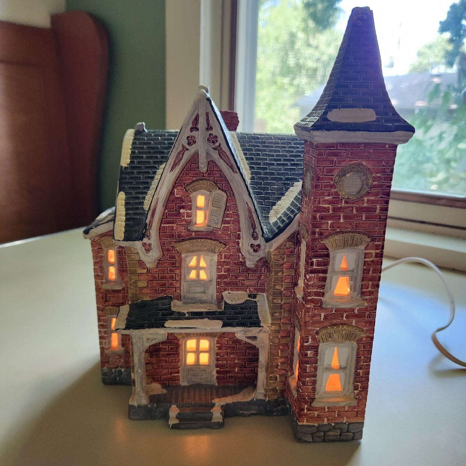 Dept 56 Turn The Time Of Century Lighted House Ceramic 1984