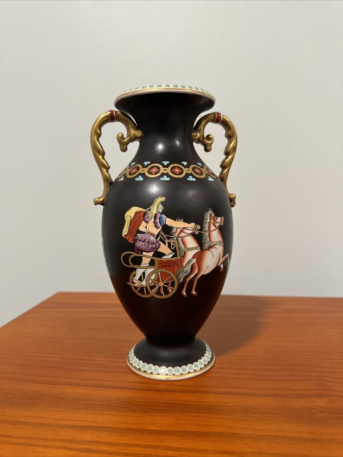 European Neoclassical Vases Hand Enamel Early 19Th Century ML