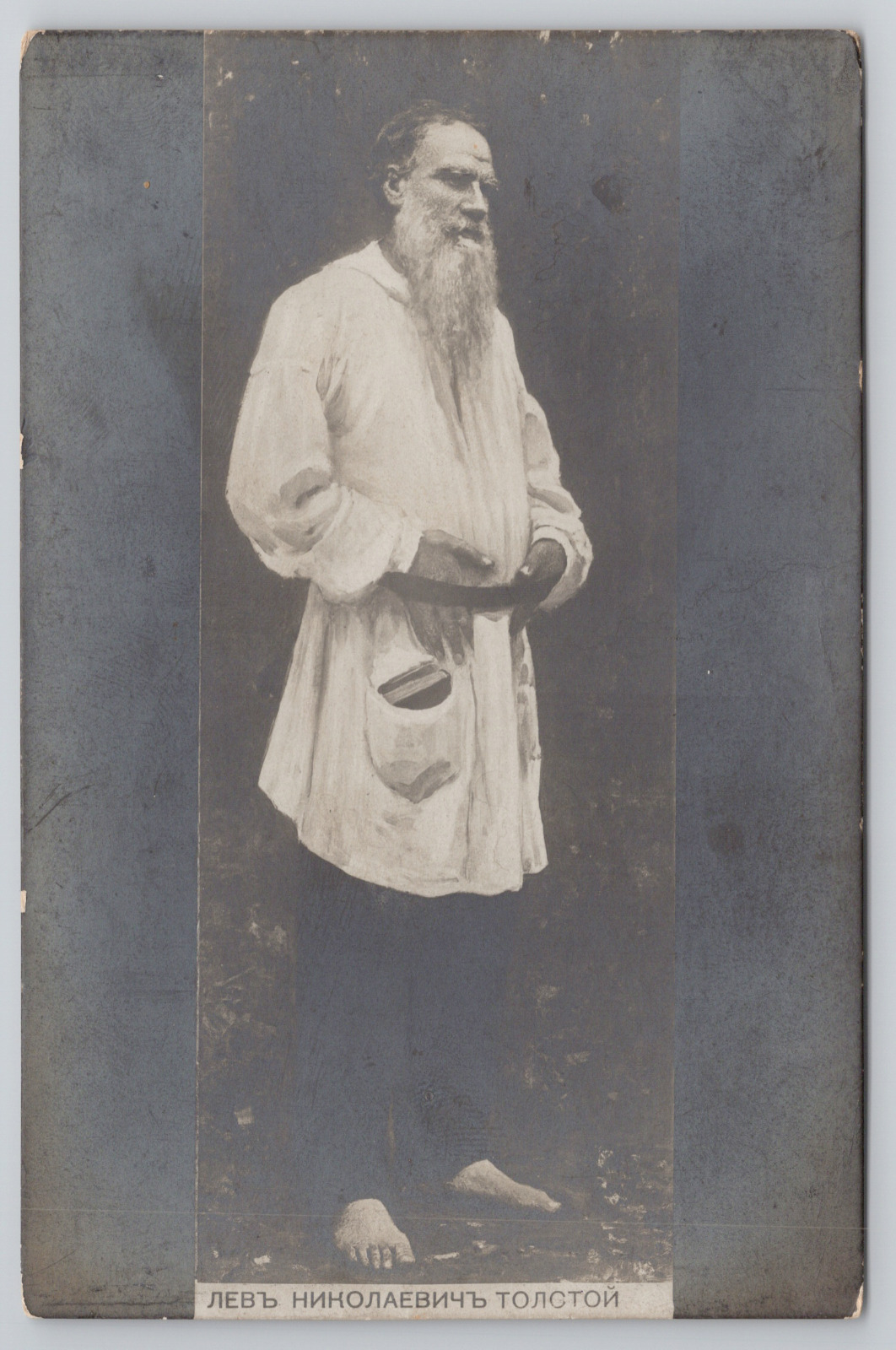 c1915 Art Repro Postcard Leo Tolstoy in Yasnaya Polyana - Unposted