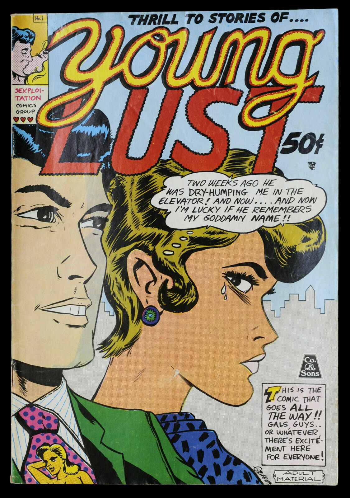 Young Lust #1 VF 7.5, GRAPHIC NOVEL, 1st printing, cover by Bill Griffith