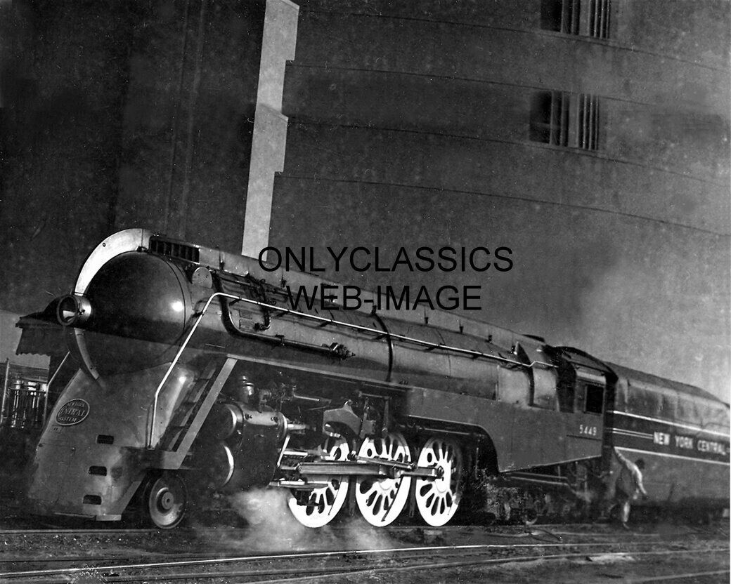 1938 20TH CENTURY LIMITED LOCOMOTIVE 8X10 PHOTO ART DECO NEW YORK CENTRAL TRAIN