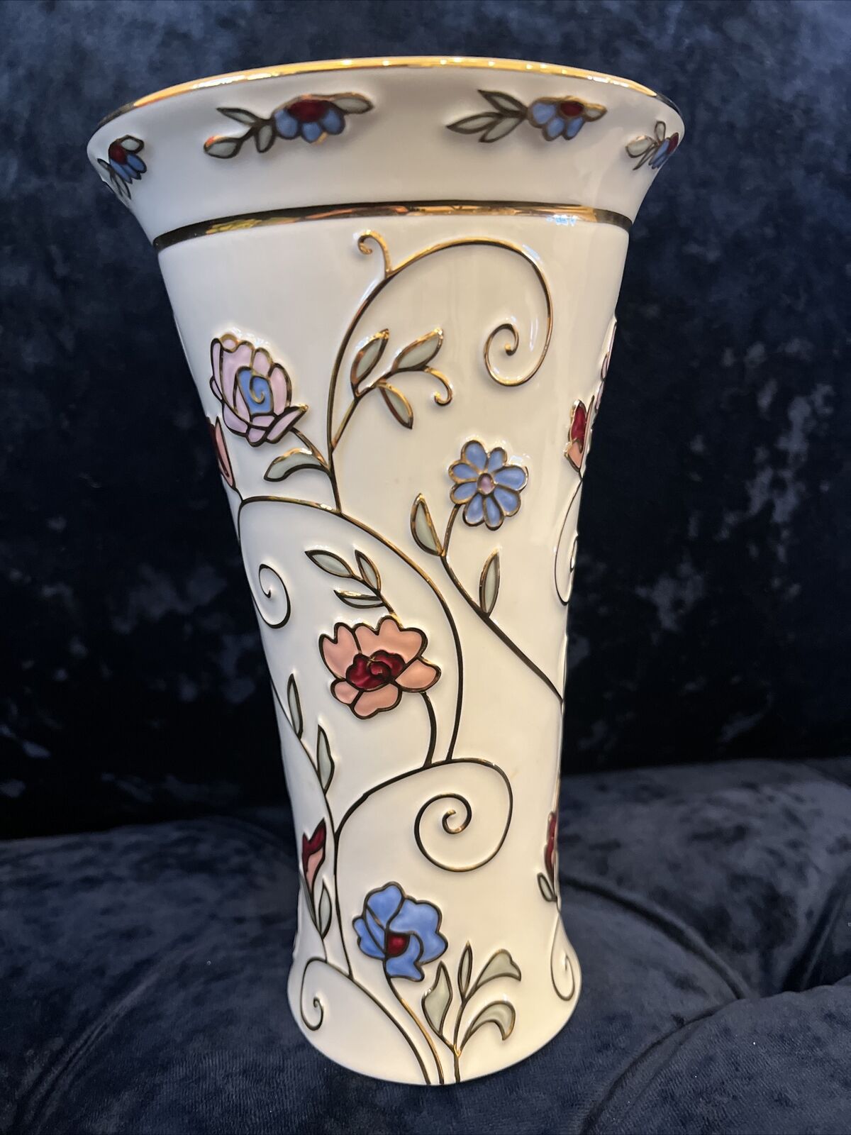 Gilded Garden Vase Lenox New