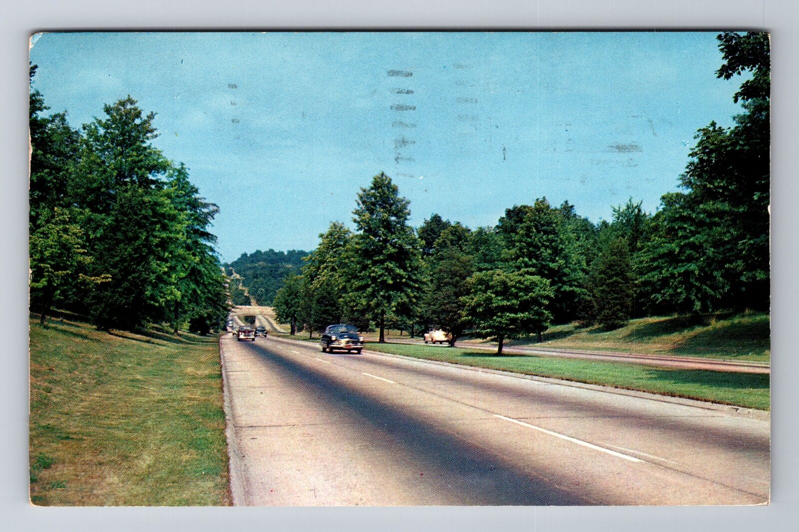 Altoona PA-Pennsylvania, Modern Travel, Highway, Vintage c1959 Souvenir Postcard