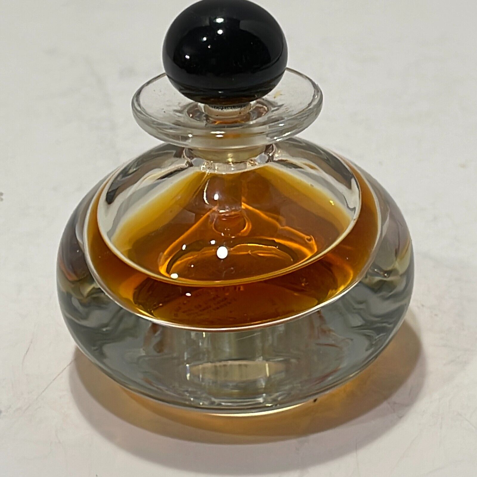 Basic Black By Bill Blass 1/3 FL OZ Womens Perfume Splash Pure Parfum 50% Full