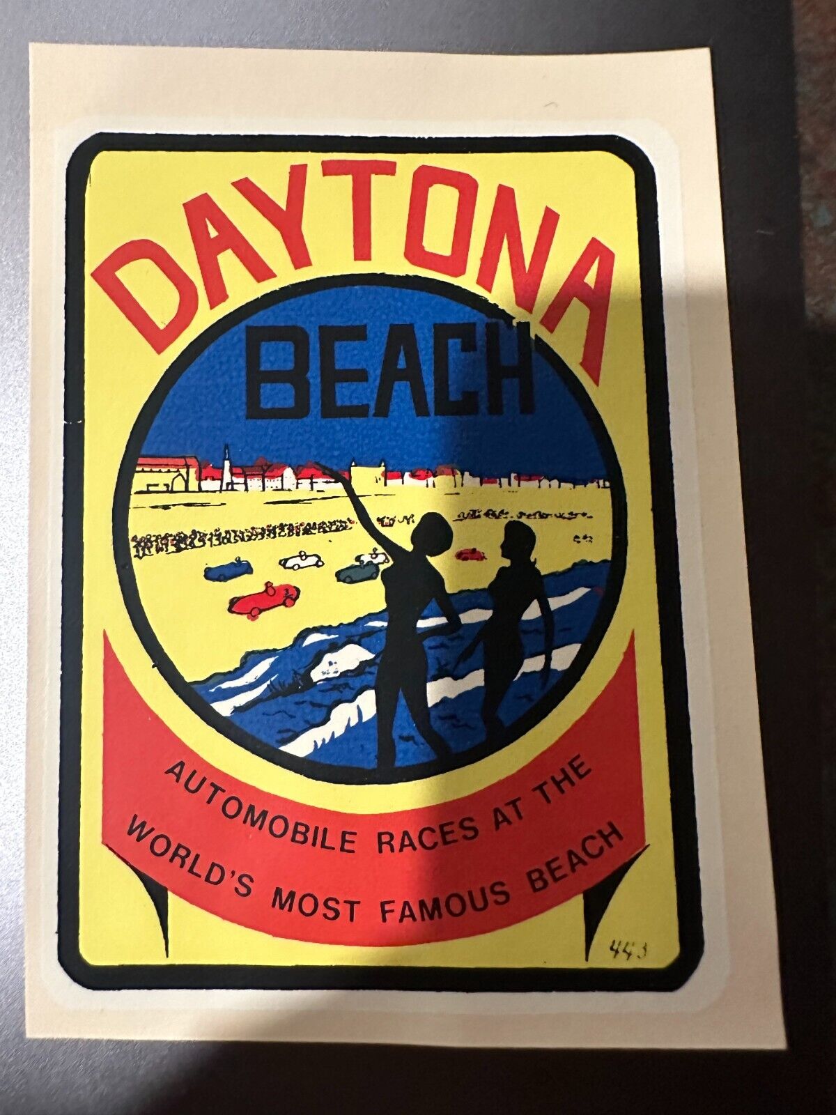 Vintage Baxter Lane Daytona Beach Decal, Near Mint Condition (60s)